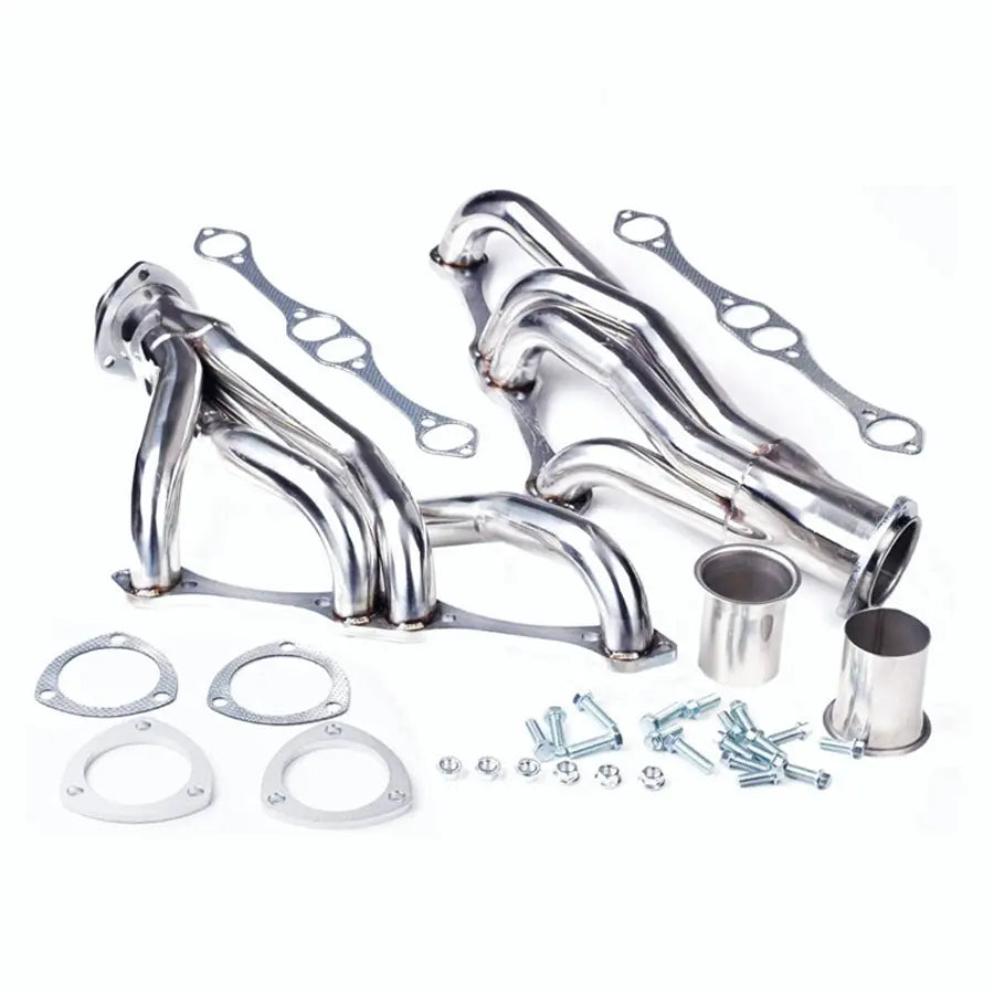 1964-1997 Chevy 265-400 Small Block SBC Gen I V8 8-2-1 Ceramic Monte/ Malibu/ Camaro /Caprice 265 283 305 307 327 350 400 Exhaust Header