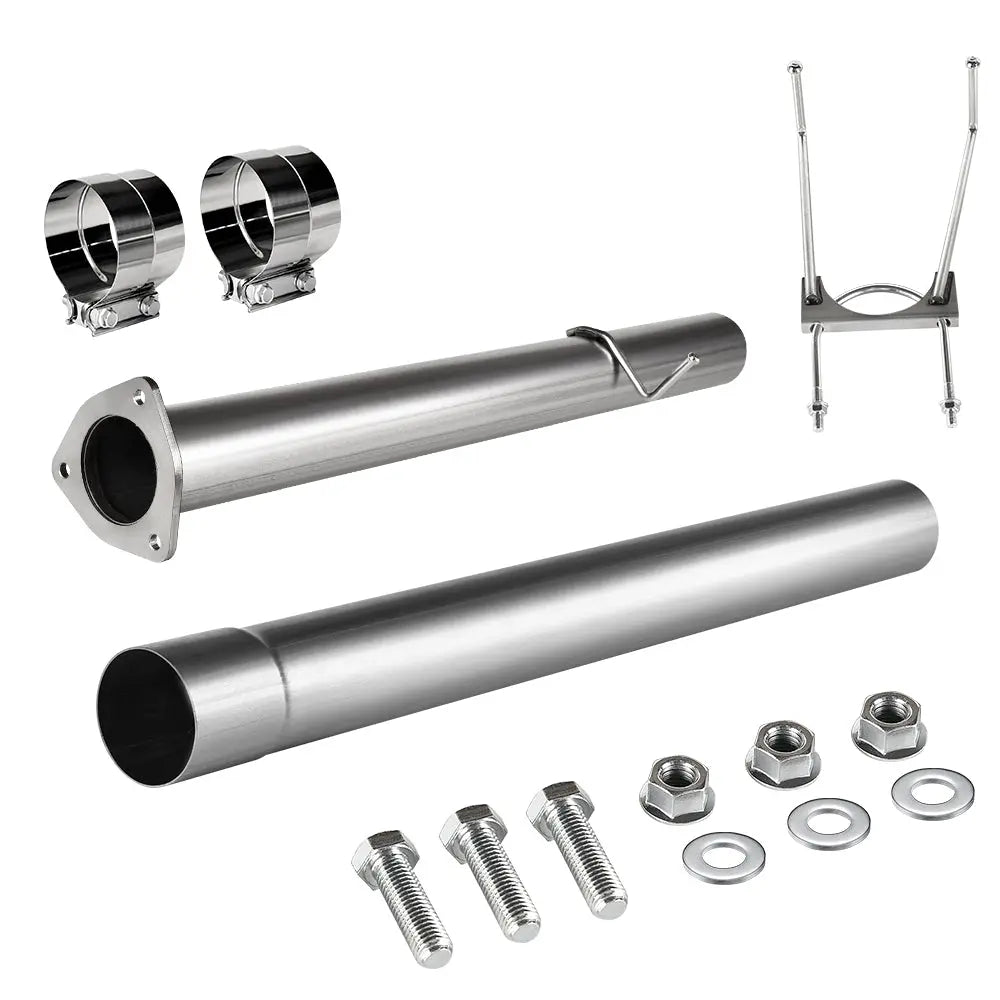 For 4.0/5.0 Inch 2013-2018 6.7 Cummins DPF Delete Race Pipe Dodge Ram 2500/3500 Turbo-Back