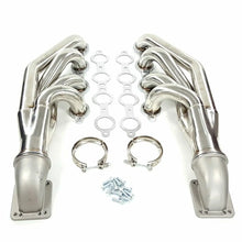 Load image into Gallery viewer, LS Turbo Exhaust Header Manifold For 1997-2015 Chevrolet Corvette/Chevrolet Camaro/Pontiac Firebird GTO GM V8+Elbows T3 T4 to 3.0&quot; V Band