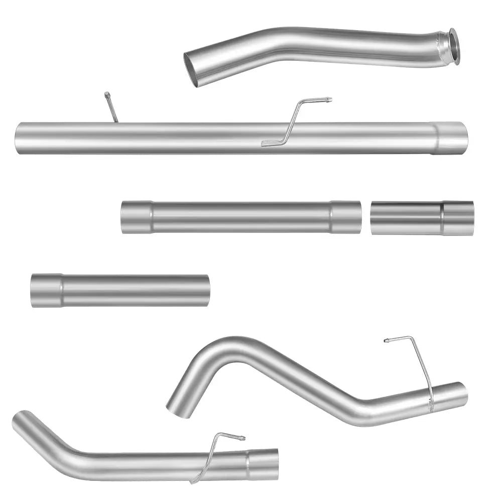 For 4.0/5.0 Inch 2013-2018 6.7 Cummins DPF Delete Race Pipe Dodge Ram 2500/3500 Turbo-Back