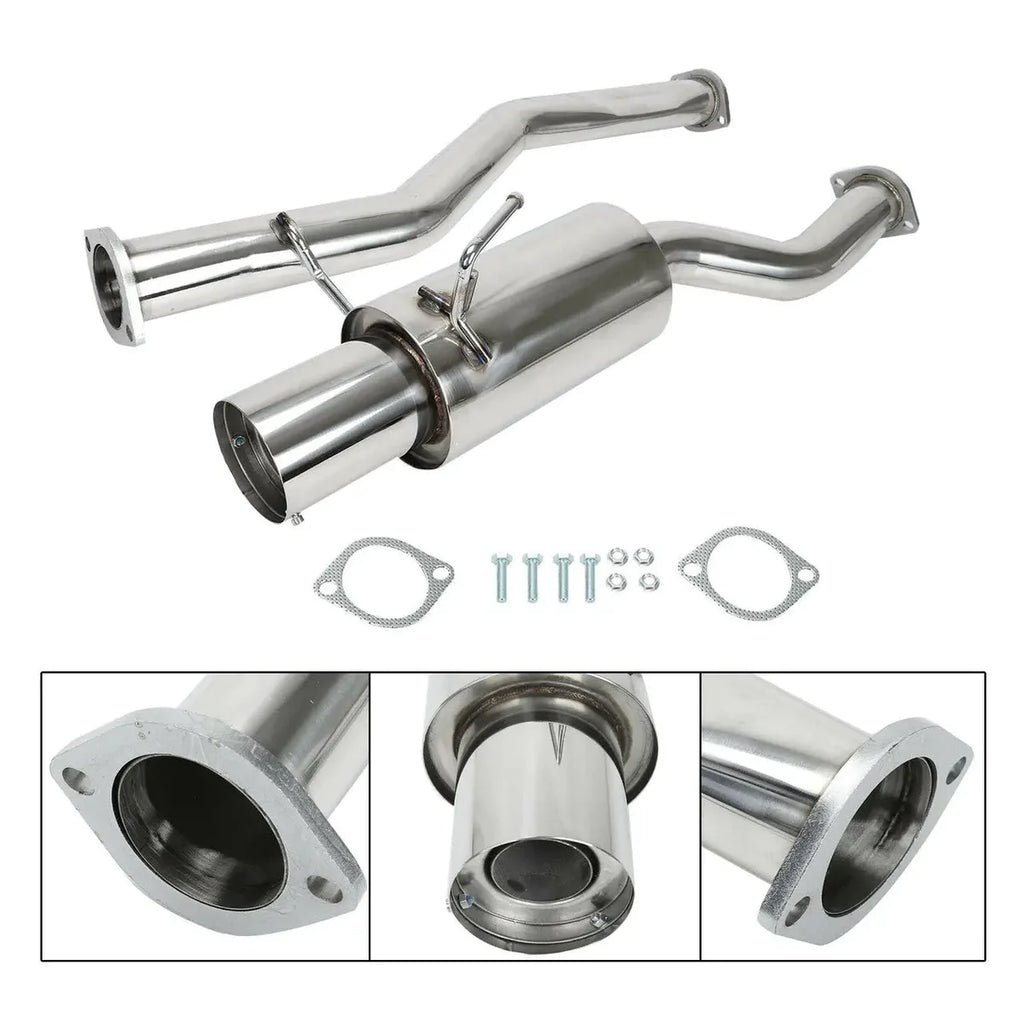 4.5" Single Tip 3" Pipe Catback Exhaust for 2003-2008 Nissan 350Z Infiniti G35