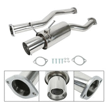 Load image into Gallery viewer, 4.5&quot; Single Tip 3&quot; Pipe Catback Exhaust for 2003-2008 Nissan 350Z Infiniti G35