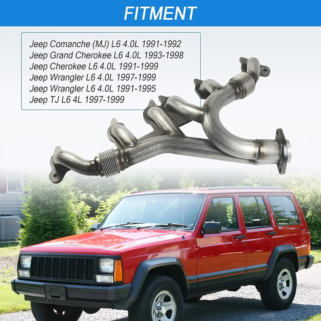 Exhaust Manifold for 1991-1999 Jeep Grand Cherokee Wrangler 4.0L Engine Dorman 674-196