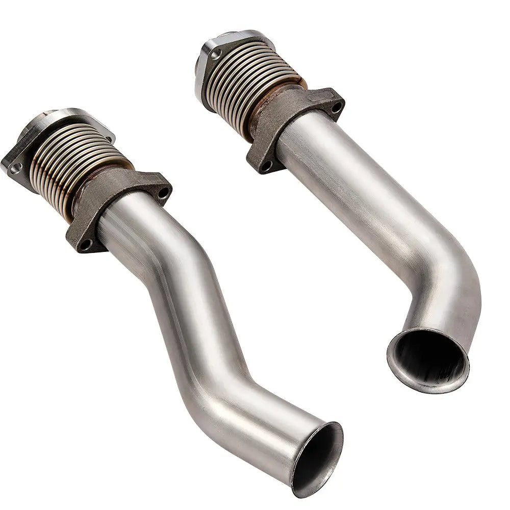 Exhaust Up-Pipe for 1999.5-2003 7.3L Ford Powerstroke Turbo Pedestal Ebp Valve 5+5 Wheel & Up Pipes