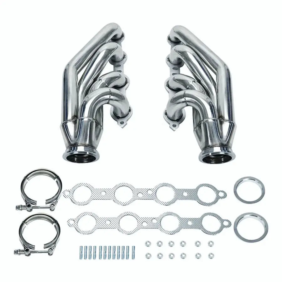 Exhaust Header Manifold for 1998-2014 Chevrolet Chevy LS1/LS2/LS3/LS6, Cadillac CTS Pontiac Firebird GTO LSX V8 Engines